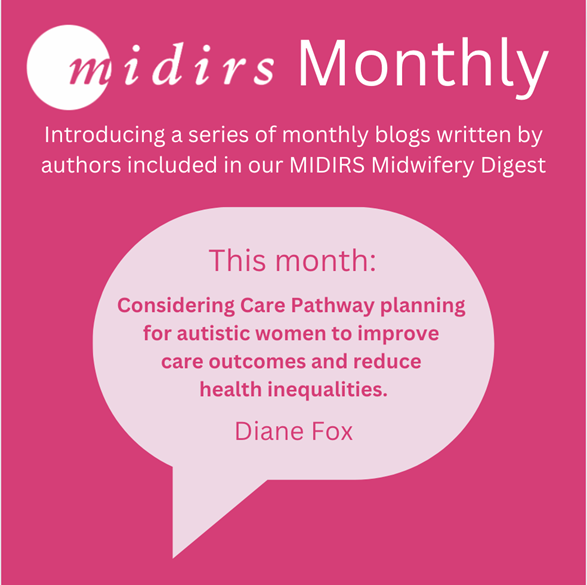 Diane Fox writes for MIDIRS Monthly blog